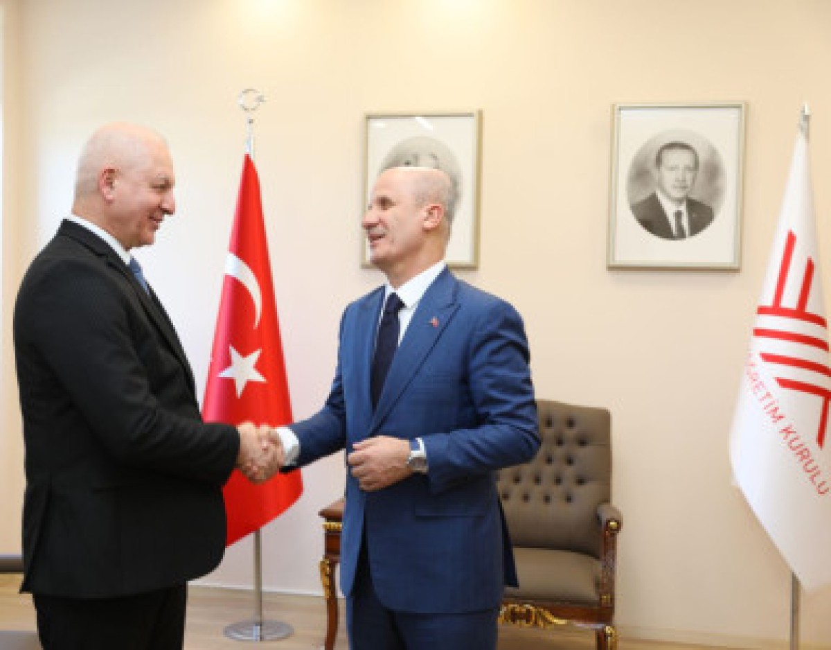 TÜRK AKADEMİSİ BAŞKANI TÜRKİYE YÜKSEKÖĞRETİM KURULU BAŞKANI İLE GÖRÜŞTÜ