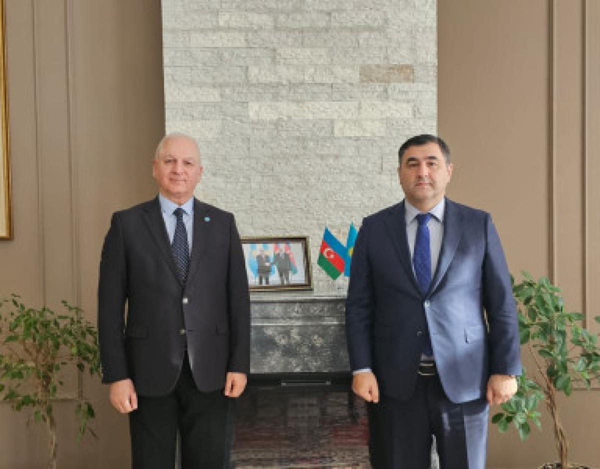 TÜRK AKADEMİSİ BAŞKANI, AZERBAYCAN'IN ASTANA BÜYÜKELÇİSİYLE GÖRÜŞTÜ