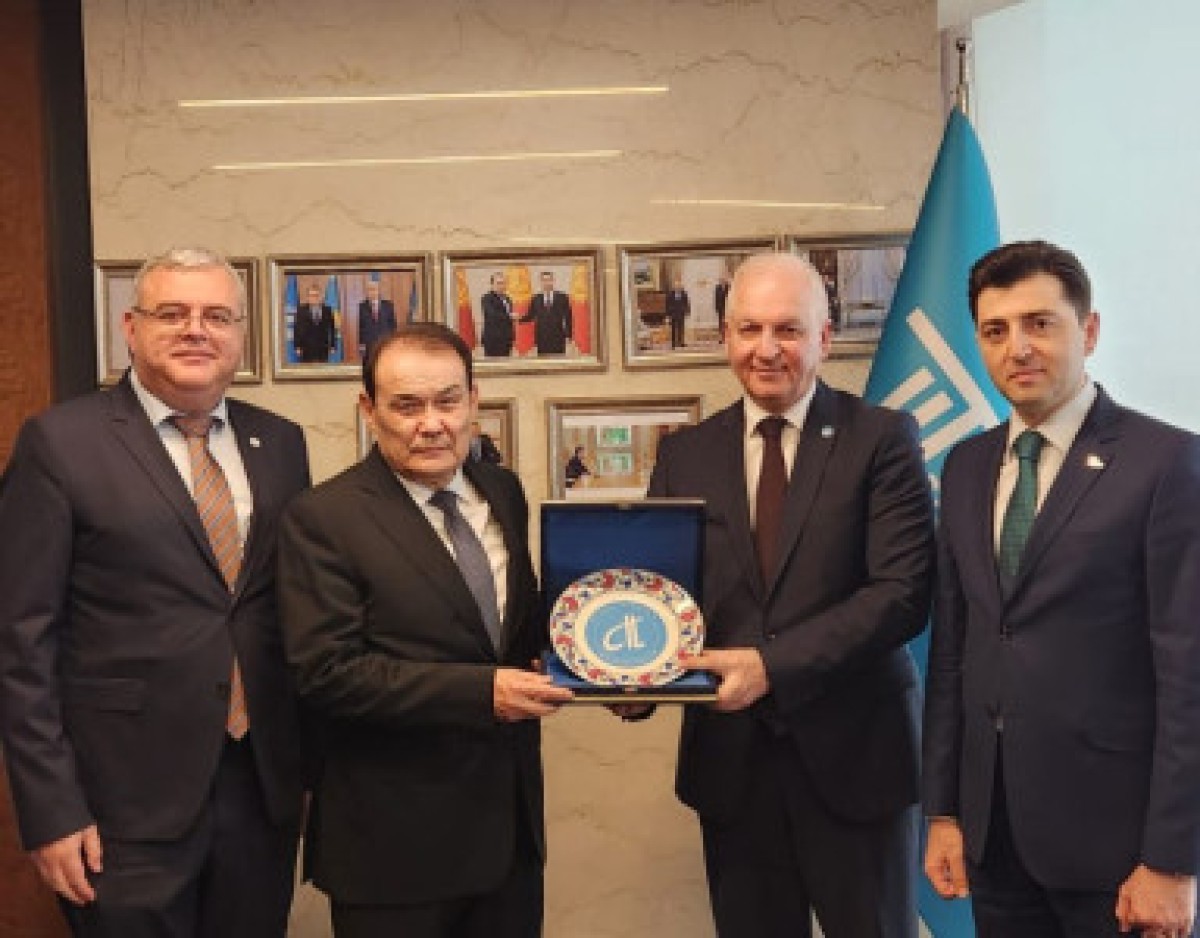 TÜRK AKADEMİSİ BAŞKANI, TÜRK YATIRIM FONU BAŞKANI ILE GÖRÜŞTÜ
