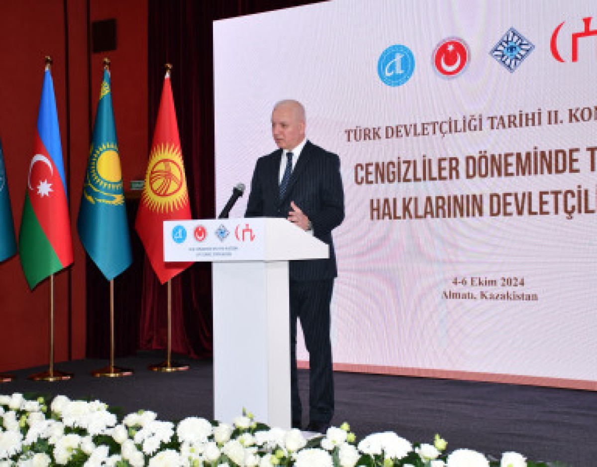 ALMATI'DA CUCİ ULUSU'NUN 800. YIL DÖNÜMÜNE ATFEDİLEN TÜRK DEVLETÇİLİK TARİHİ 2.KONGRESİ YAPILIYOR