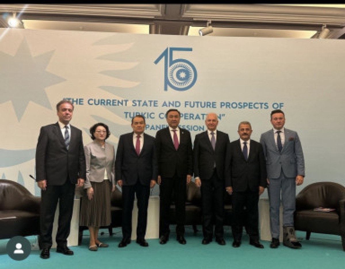 TÜRK AKADEMİSİ BAŞKANI ŞAHİN MUSTAFAYEV, TÜRK DEVLETLERİ TEŞKİLATI'NIN TEMELİNİ ATAN NAHÇIVAN ANLAŞMASI'NIN 15. YILDÖNÜMÜNÜ ANMAK ÜZERE 3 EKİM 2024 TARİHİNDE ANKARA'DA DÜZENLENEN TÖRENE KATILDI.