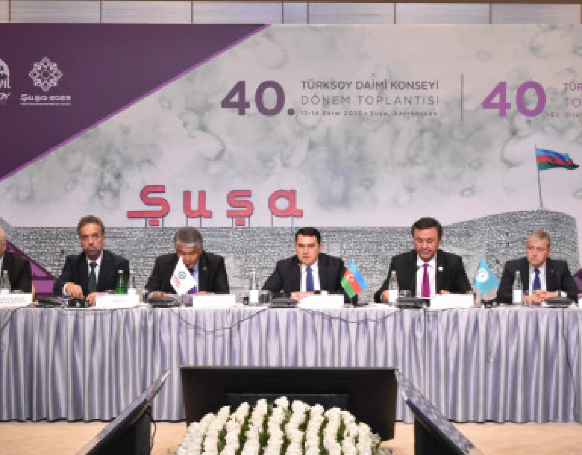 The President of the Turkic Academy took part in the 40th meeting of the Permanent Council of TURKSOY