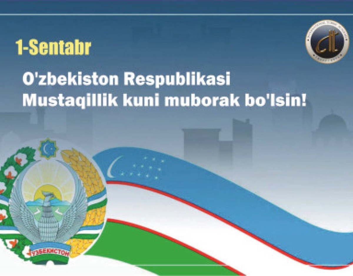 Happy Independence Day of the Republic of Uzbekistan!