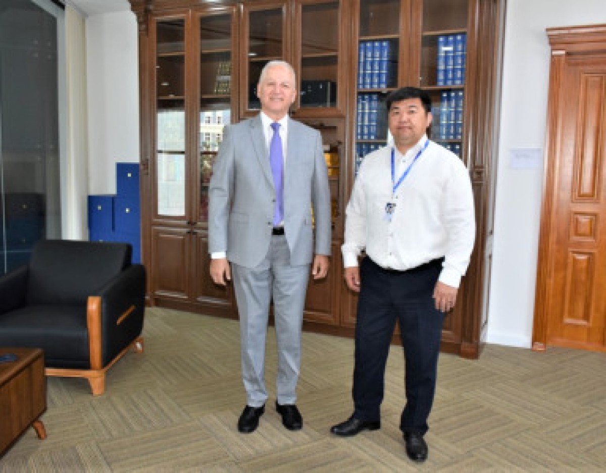The President of the Academy met with the director of the Museum of Chinggis Khan