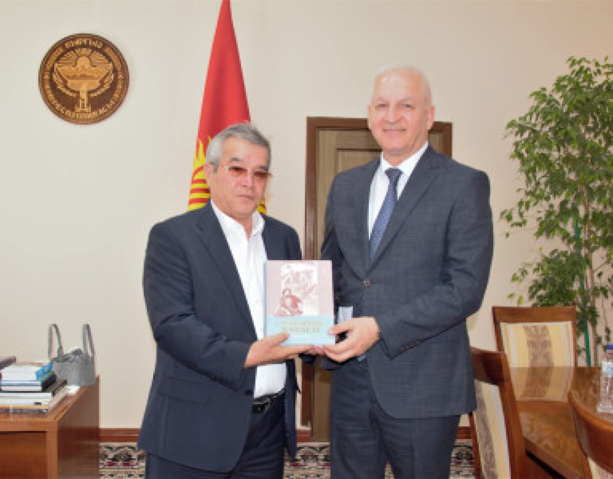 The President of the Academy met with the State Secretary of the Kyrgyz Republic