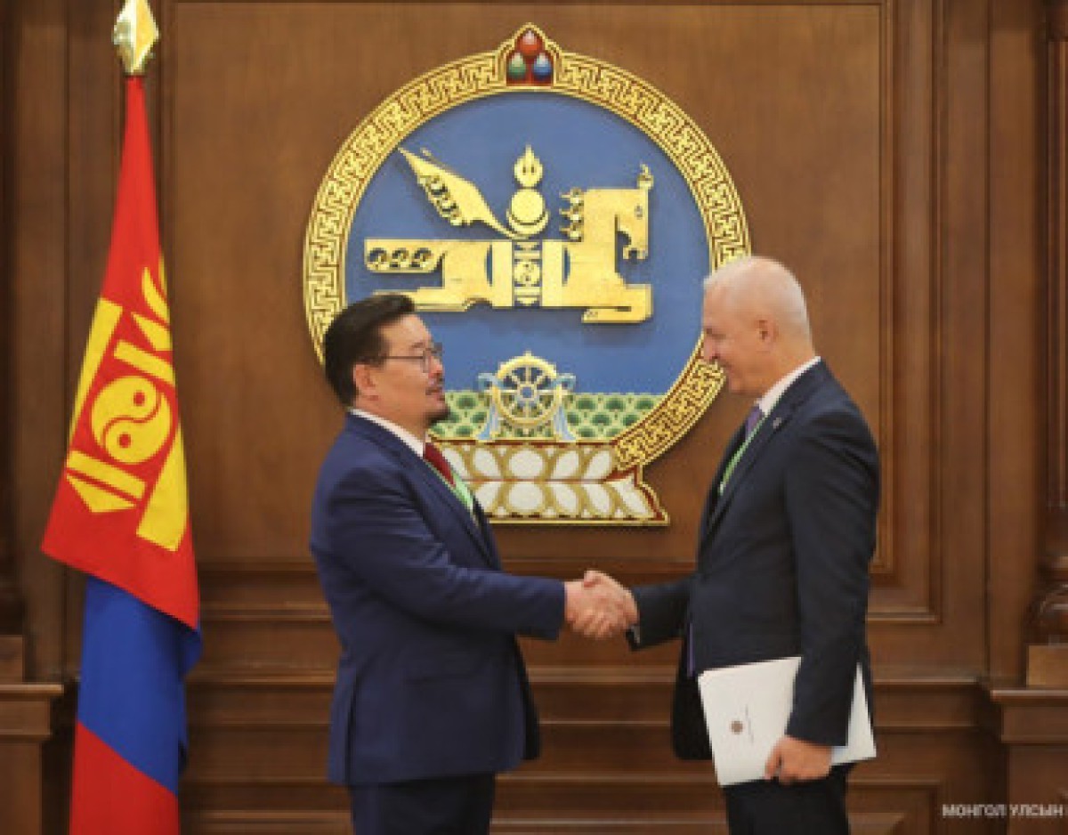 The Chairman of the Great Khural of Mongolia received the Head of the Turkic Academy