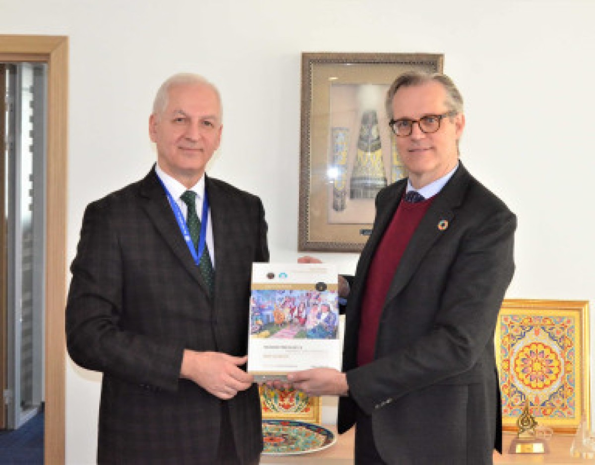 The President of the Academy met with the Head of the UNESCO Cluster Bureau