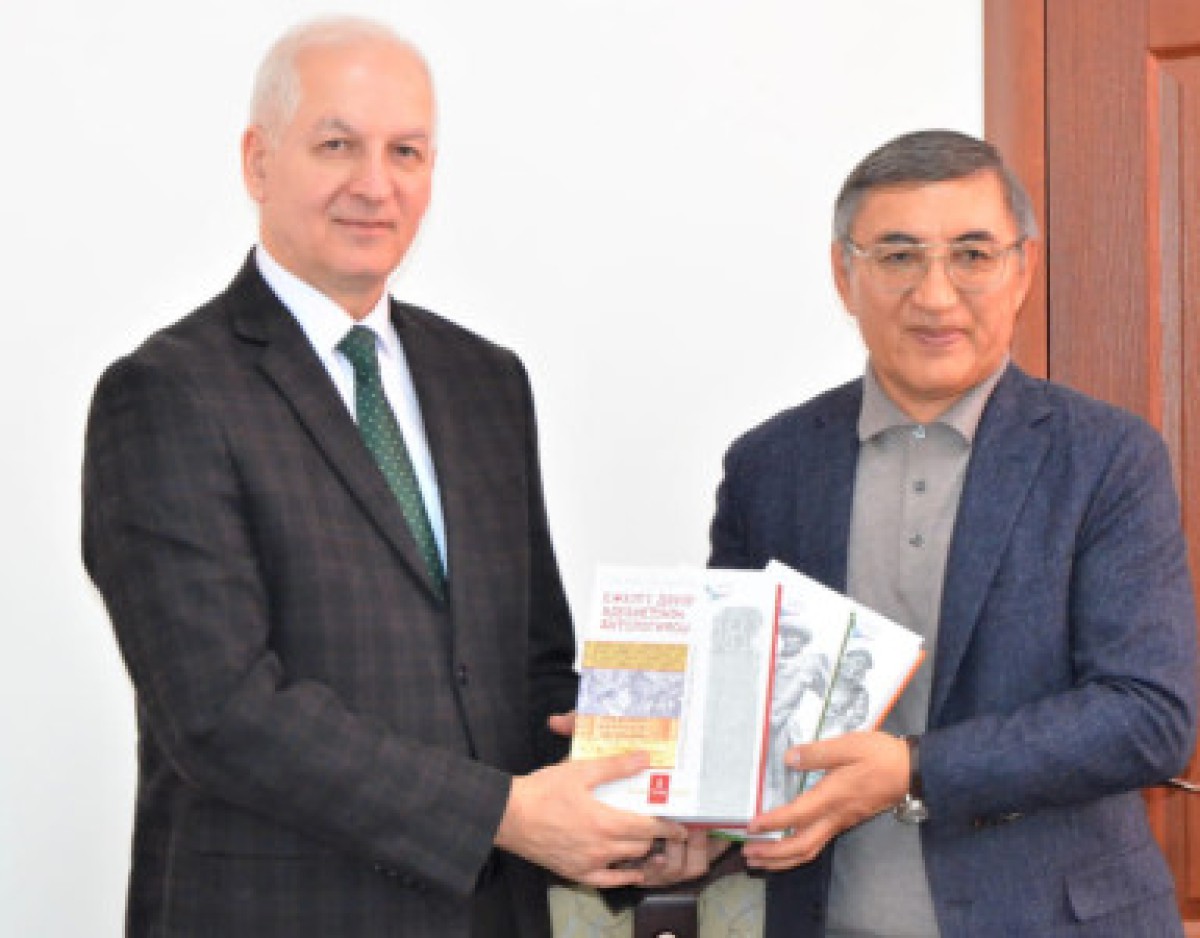 The President of the Turkic Academy met with the Director of the Mukhtar Auezov Institute of Literature and Art. by Kenzhekhan Matyzhanov
