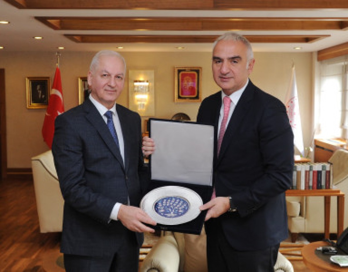 The President of the Turkic Academy met with the Minister of Culture and Tourism of the Republic of Turkey