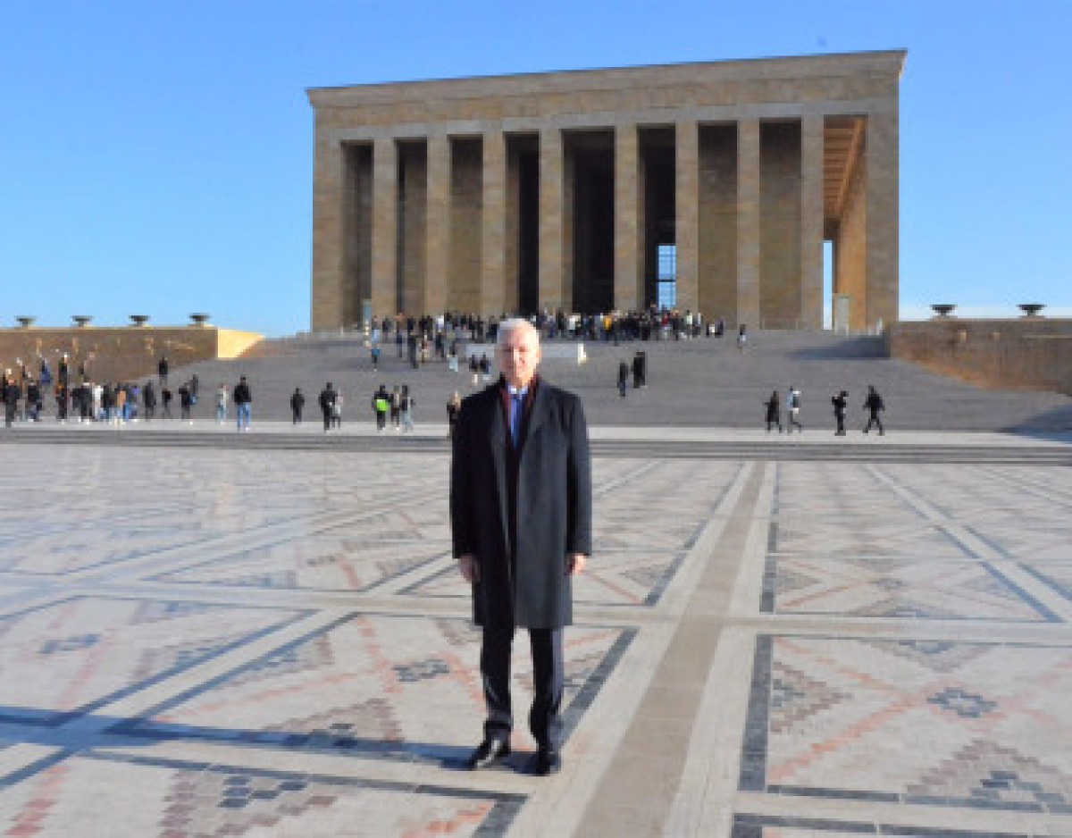 The Head of the Academy paid tribute to the memory of Atatürk